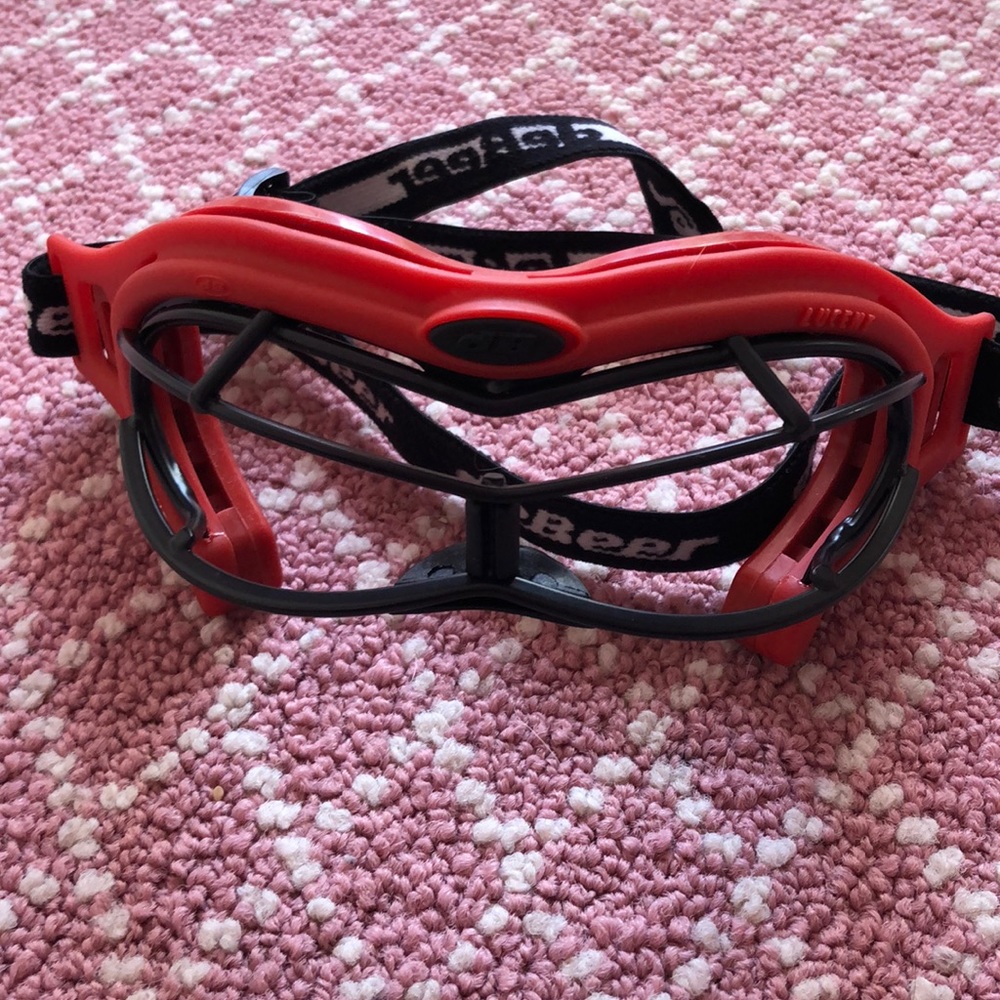 Red debeer lacrosse goggles women’s